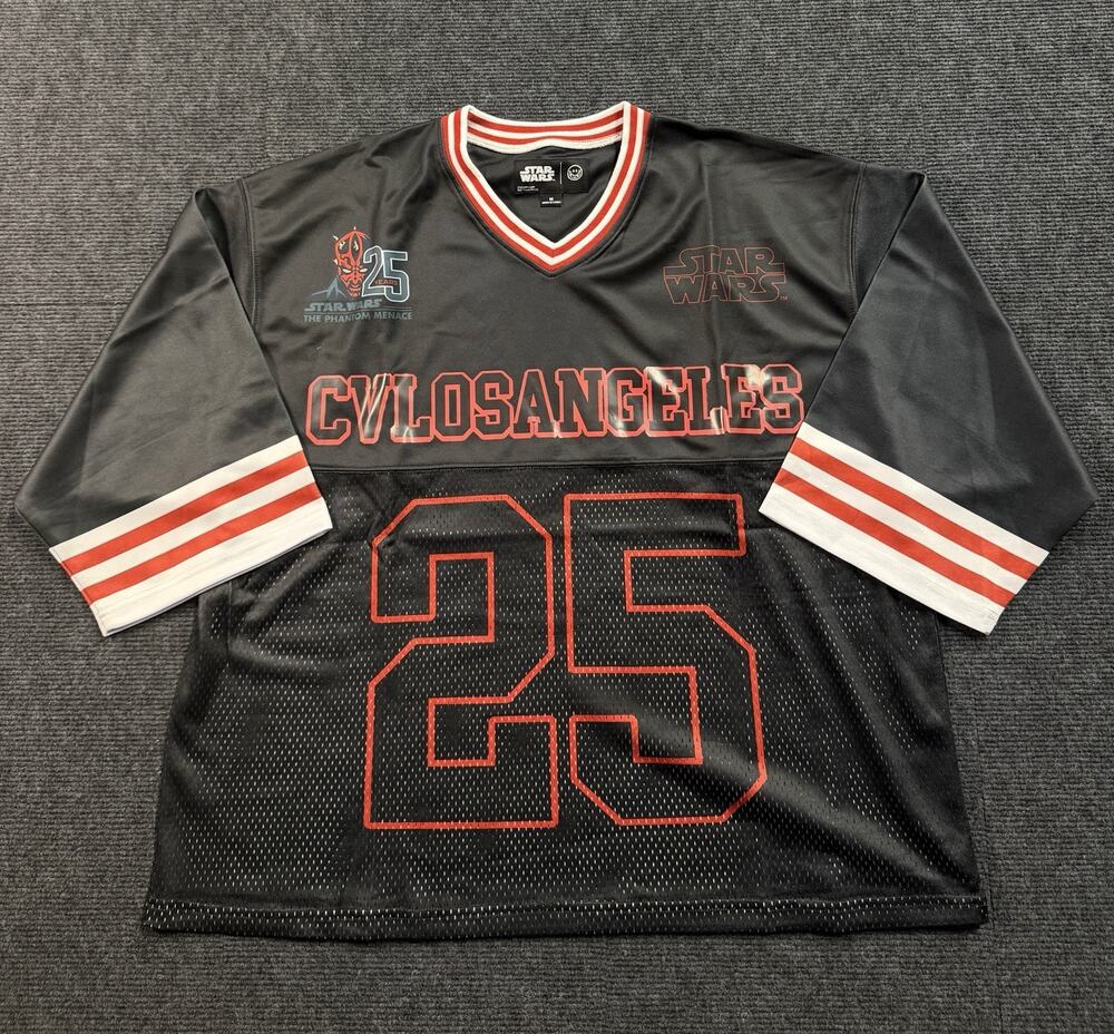 Star Wars Darth Maul Men's Jersey M CVLA Phantom Menace 25th Anniversary NWOT